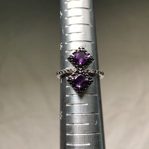 Amethyst 925 sterling silver ring
